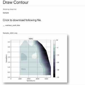 Draw Contour Result Page